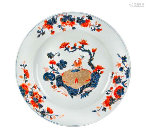 CHINESE IMARI PORCELAIN PLATE