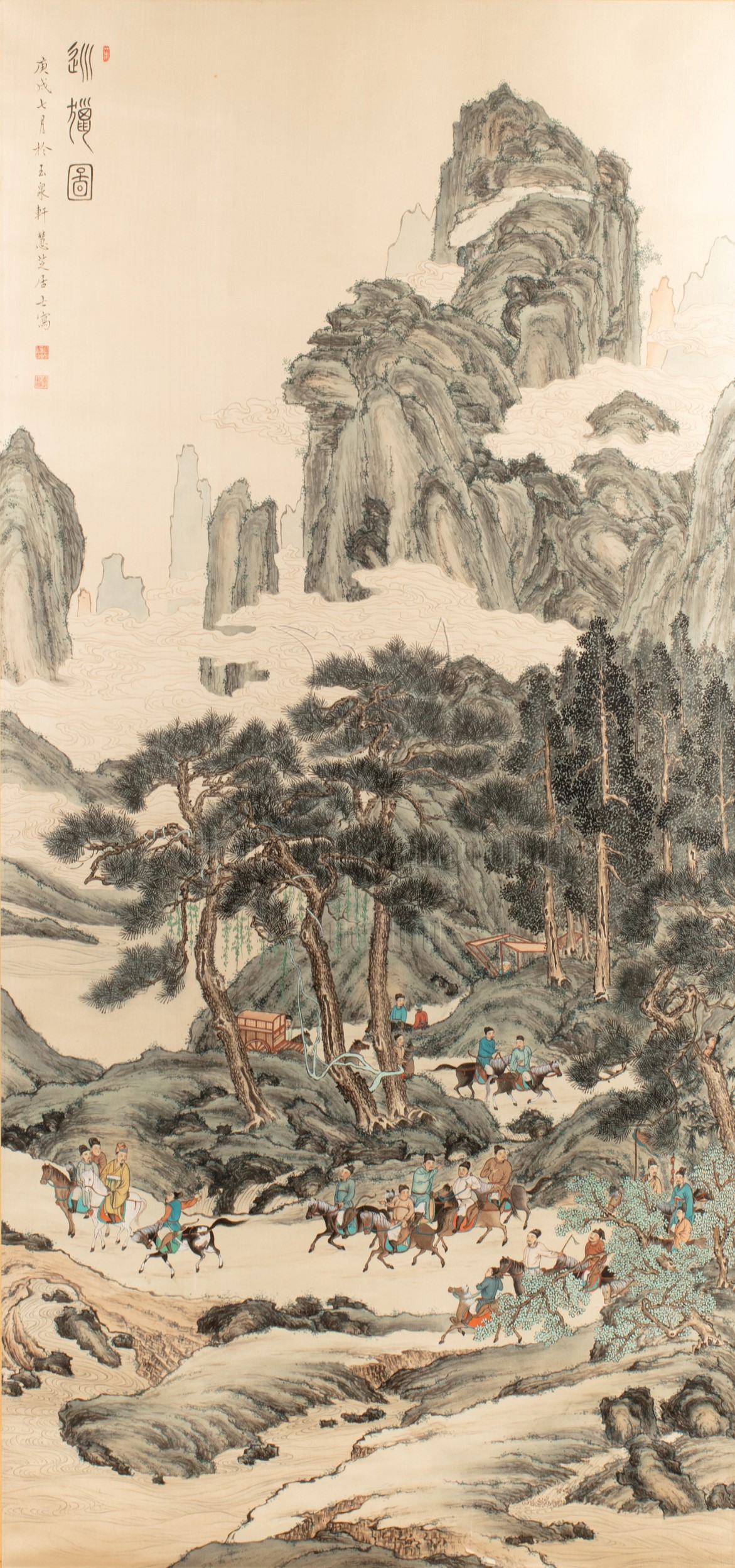 A CHINESE PAINTING OF LANDSCAPE FROM HUI ZHI JU SHI－【Deal Price 