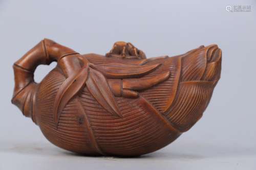 A BOXWOOD CARVING