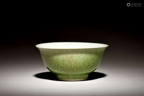 GREEN GLAZED BOWL