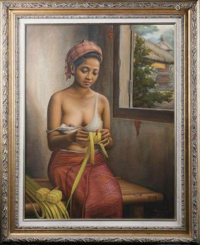 BAMBANG DARTO (INDONESIAN, B. 1956), SEATED WOMAN