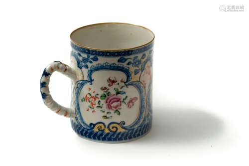 Mug, China, India Company \nFamille Rose porcelain,…