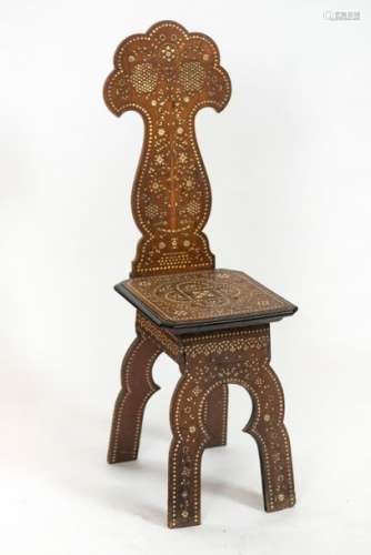 Chair, Syria, late 19th century early 20th century…