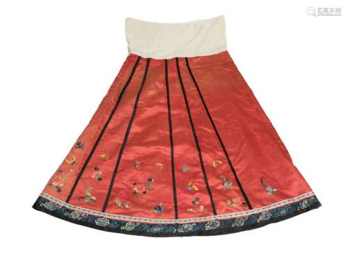 Mang Qun or apron skirt, China, early 20th century…