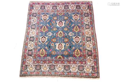 Varamin rug \nBlue ground without a medallion, deco…