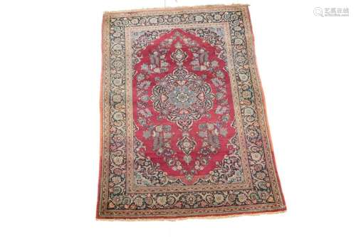 Sarouk rug \nCream coloured ground, decorated with …