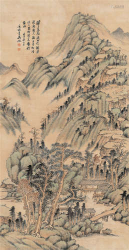 吴徵（1878～1949） 山水 镜心 设色纸本