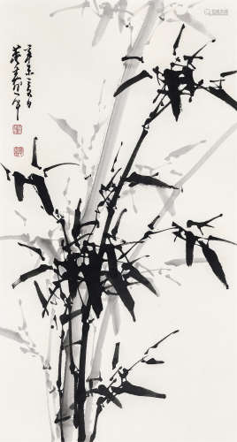 董寿平（1904～1997） 墨竹 镜心 水墨纸本