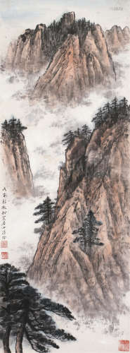 溥松窗（1913～1991） 山水 立轴 水墨纸本