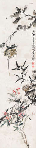 王雪涛（1903～1982） 花卉 镜心 设色纸本