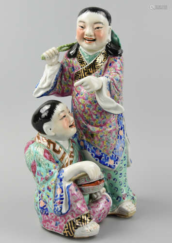 Chinese Famille Rose Figure of 