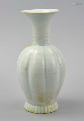 Chinese Hutian Ware Fluted Vase, Song Dynasty