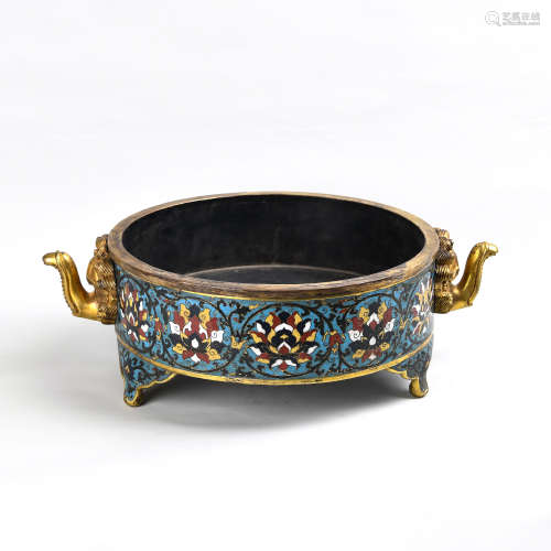 A Chinese Cloisonne Water Pot