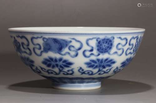 A Chinese Blue and White Porcelain Bowl