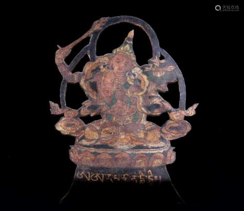 A Chinese Iron Figure of Buddha