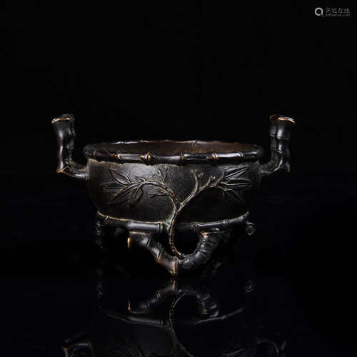 A Chinese Bronze Incense Burner