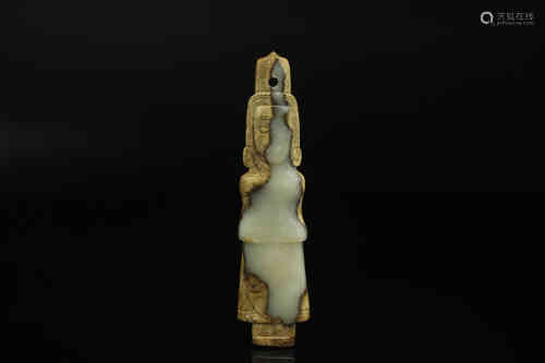 A Chinese Carved Jade Figure