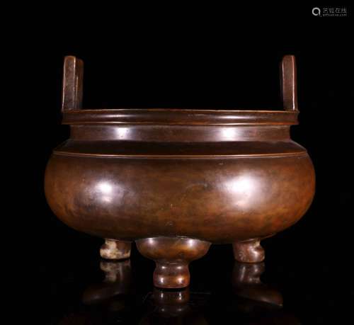 A Chinese Bronze Incense Burner