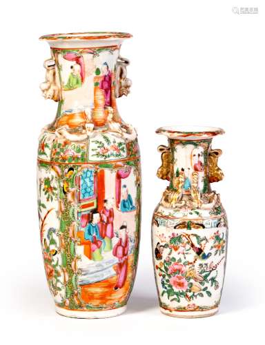 A GROUP OF GUANGCAI VASES