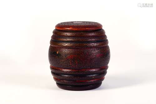 A IMITATION RHINOCEROS SKIN CHESS POT