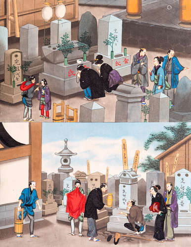 A GROUP OF JAPANESE PAINTING