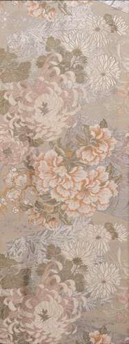 A CHINESE EMBROIDERY OF PEONY