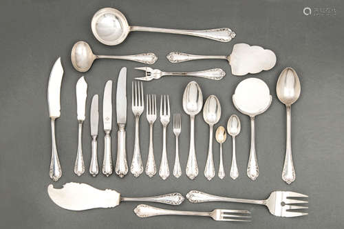 Spanish silver cutlery punzonada 1st Law of Espuñe…