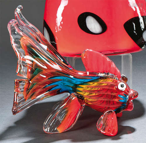 Fish in Murano glass circa.