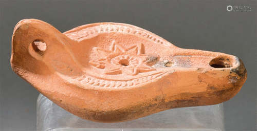 Roman Lucerne in red ceramic SS. II III A.D.