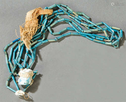 Phoenician necklace in “cornalina”and glass paste …