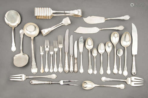 Spanish silver cutlery punzonada 1ª Ley.