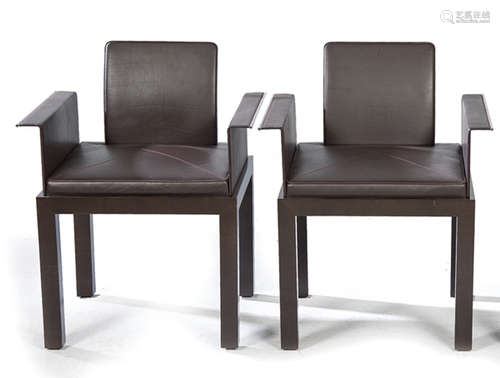 Set of ten TRESSERRA Collection dining chairs