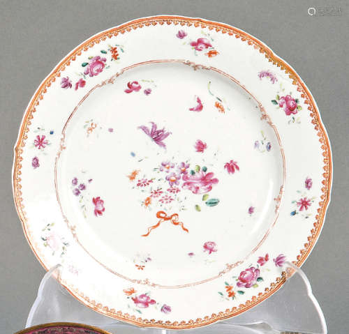 Chinese porcelain dish of China for the Export