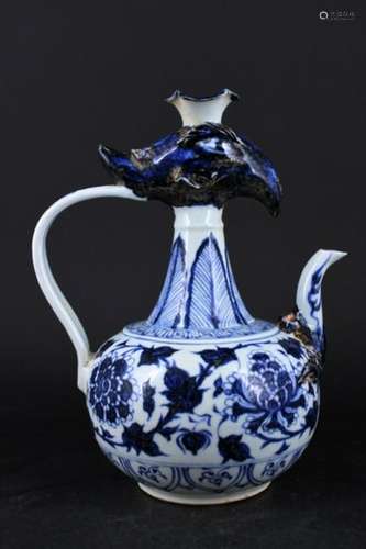 Chinese Ming Porcelain Blue&White Teapot