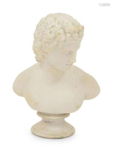 A Neoclassical Parianware Bust of Apollo