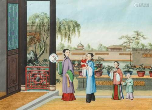 A Chinese Export Painting