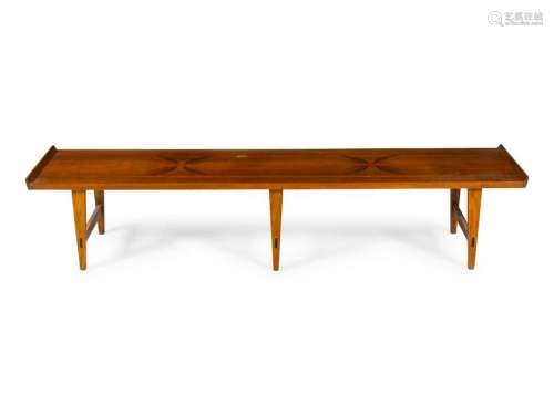 A Modernist Marquetry Low Table