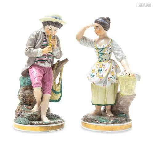 Two Paris Porcelain Figures