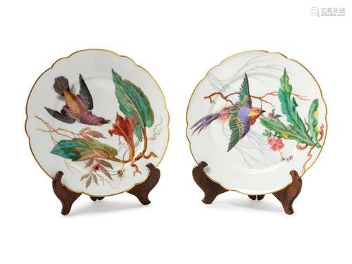 A Pair of Paris Porcelain Plates