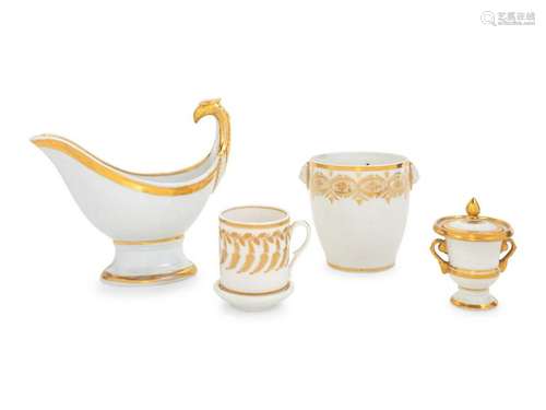 An Assembled Set of French Porcelain Serving Articles