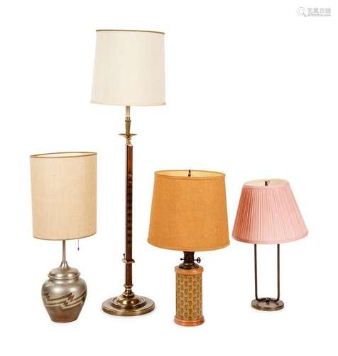 A Group of Four Lamps