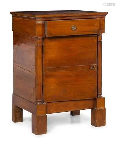 A Biedermeier Walnut End Table