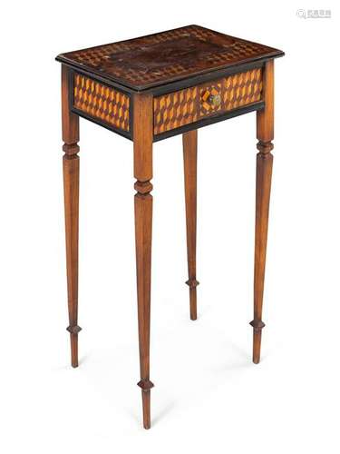 A Parquetry Side Table