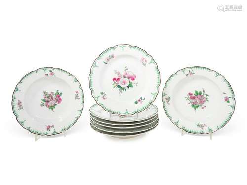 A K.P.M. Porcelain Partial Dinner Service