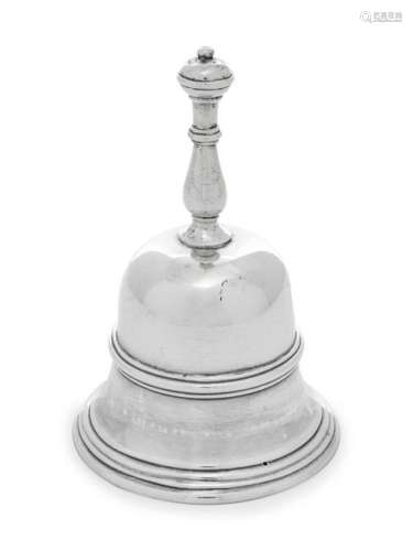 A Dutch Silver Table Bell