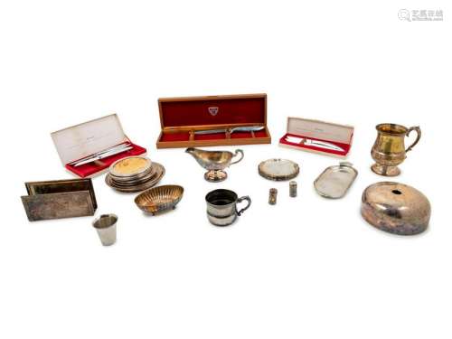 A Collection of Silver-Plate Table and Flatware