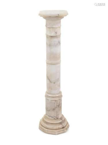 A Continental Marble Pedestal