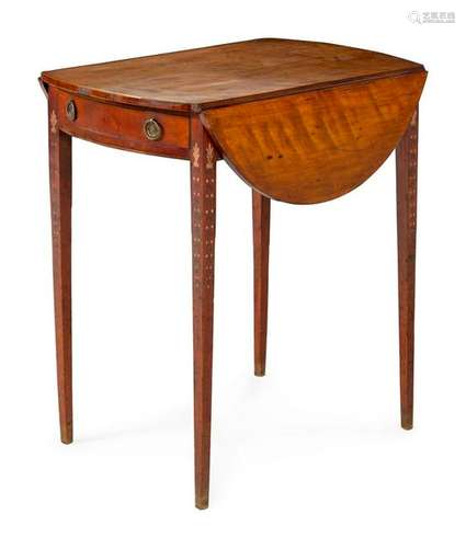 A Hepplewhite Style Mahogany Pembroke Table