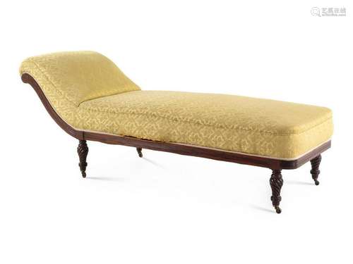 A Regency Mahogany Daybed