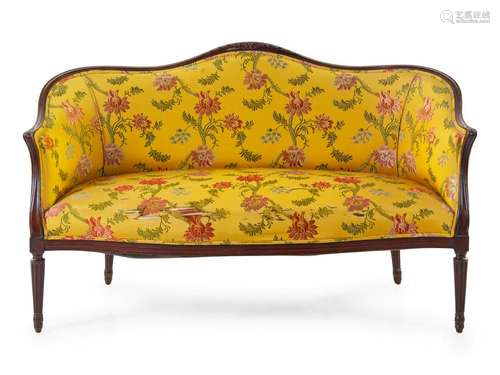 A Regency Style Mahogany Settee